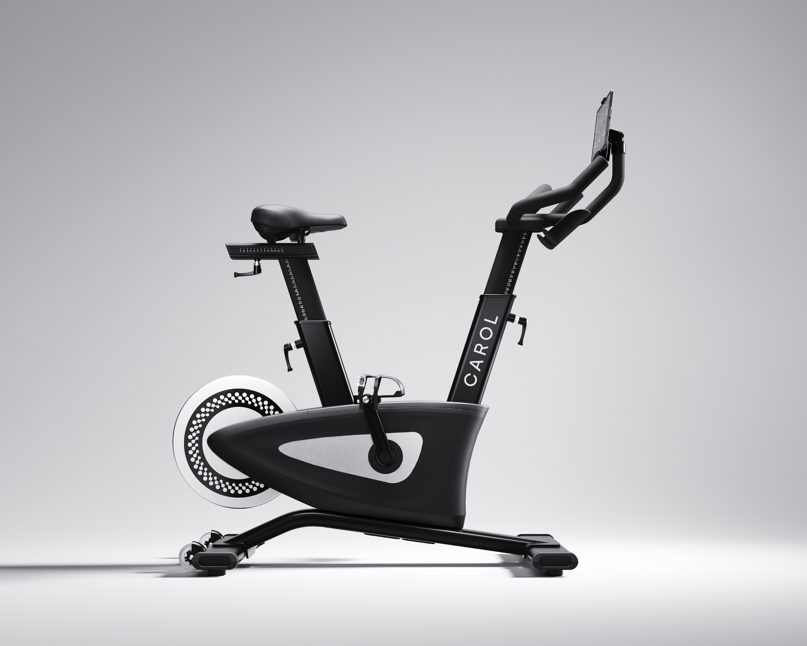 CAROL bike integrated into the home office training corner